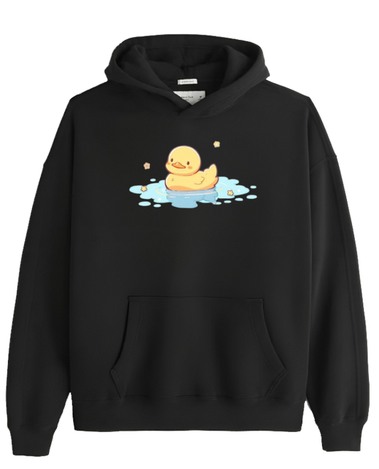duck Oversize Hoodie Black 10