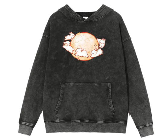 bunny Oversize Hoodie Washed 10