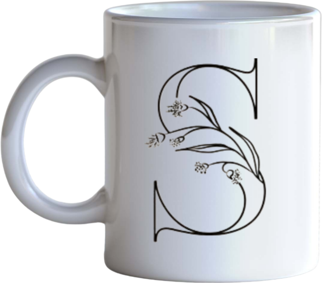 vector letter Mug S 10