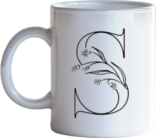 vector letter Mug S 10
