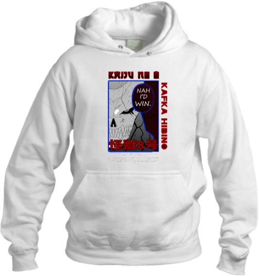 Kaiju No. 8 Over Size hoodie White 10