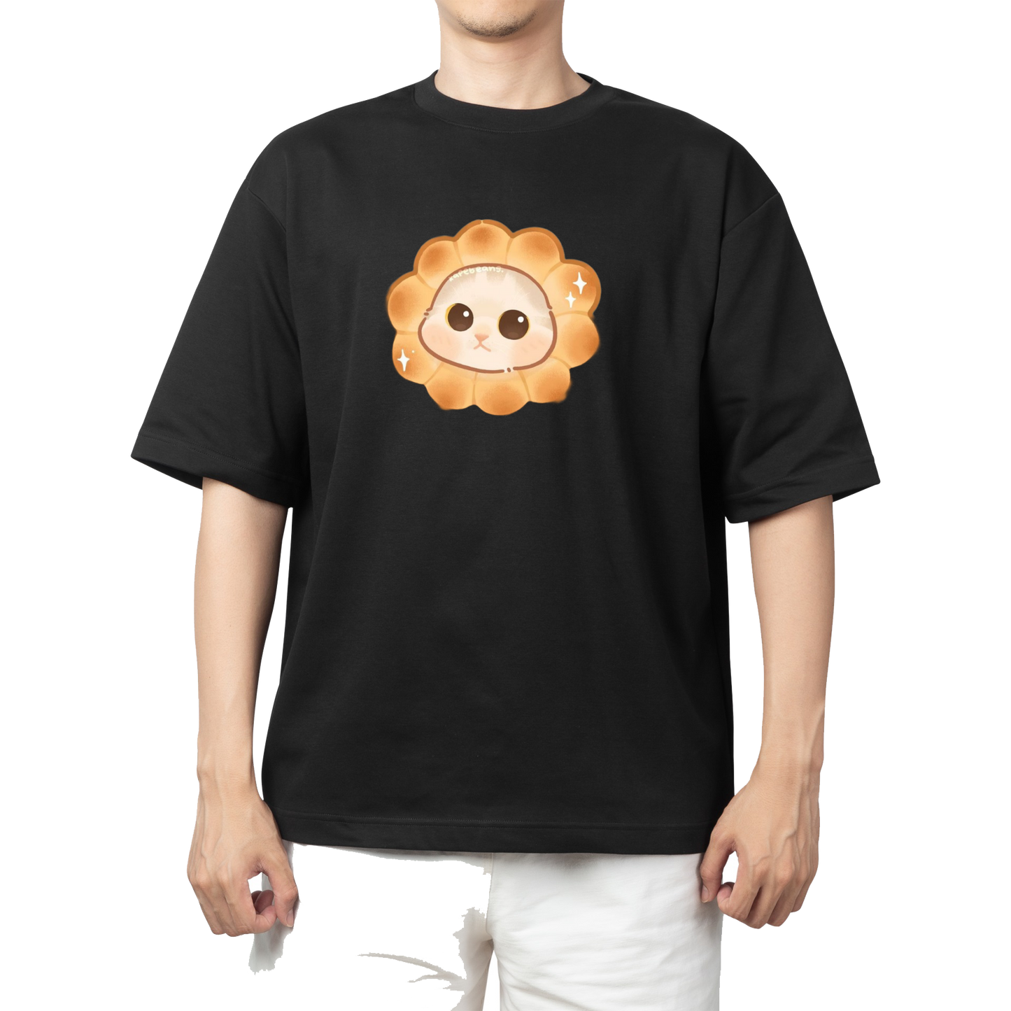 cat One Size t- shirt Black 10