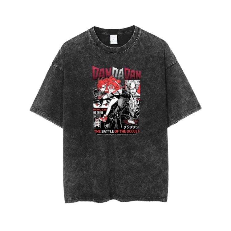 Dandadan t- shirt One Size Washed 10