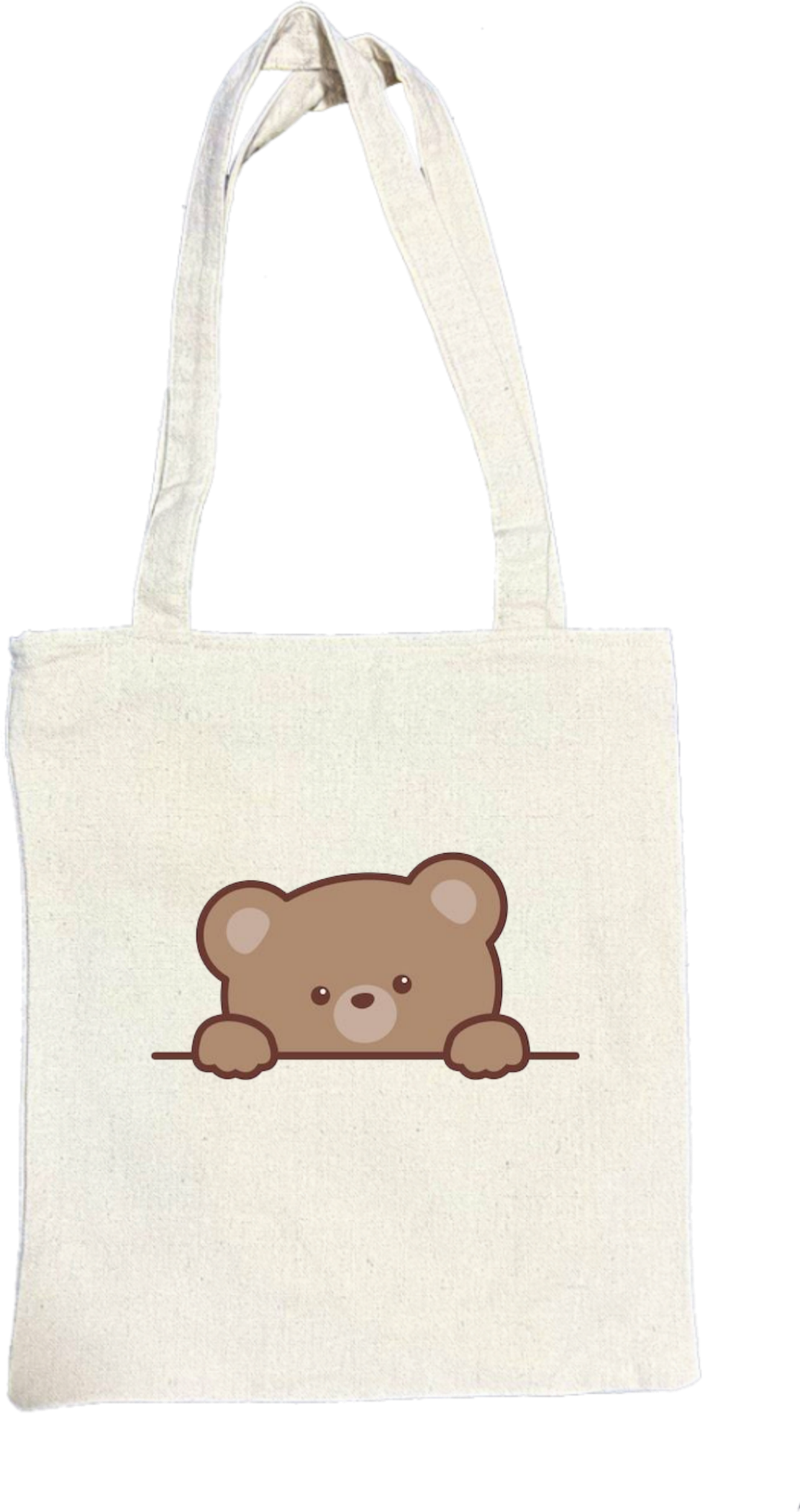 bear tote bag Beige 10