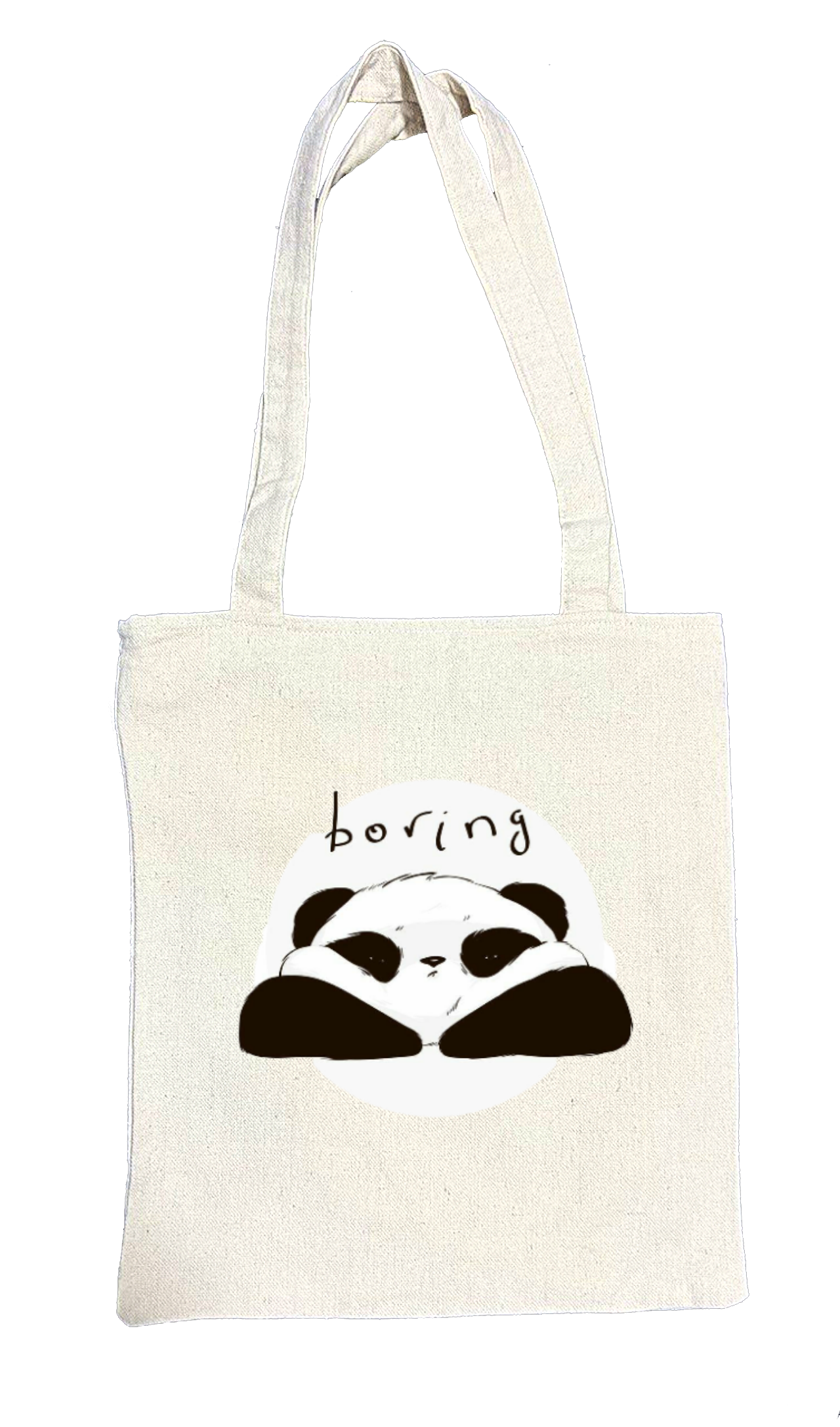 PANDA tote bag beige 10