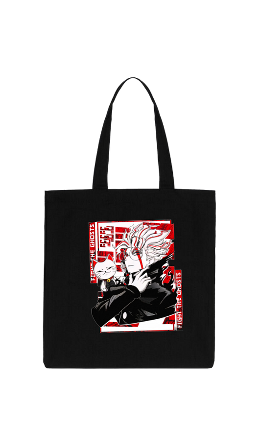 RANDOM ANIME GIRL tote bag Black 10