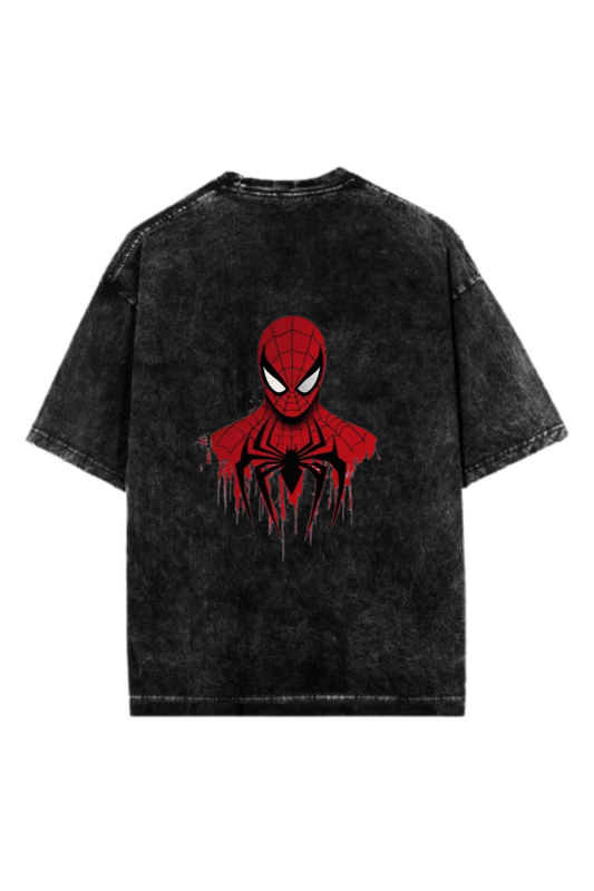 Spiderman t- shirt One Size Washed Back 10