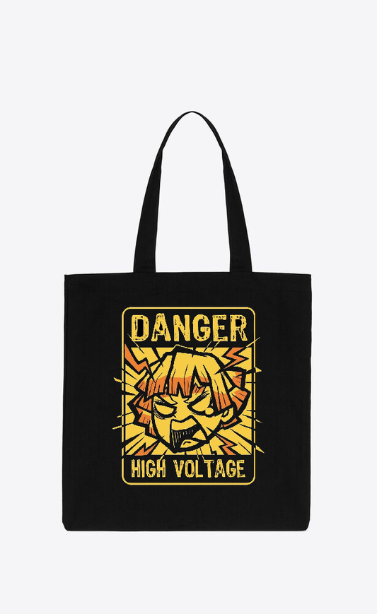 Anime Demon slayer nezuko tanjiro tote bag Black 10