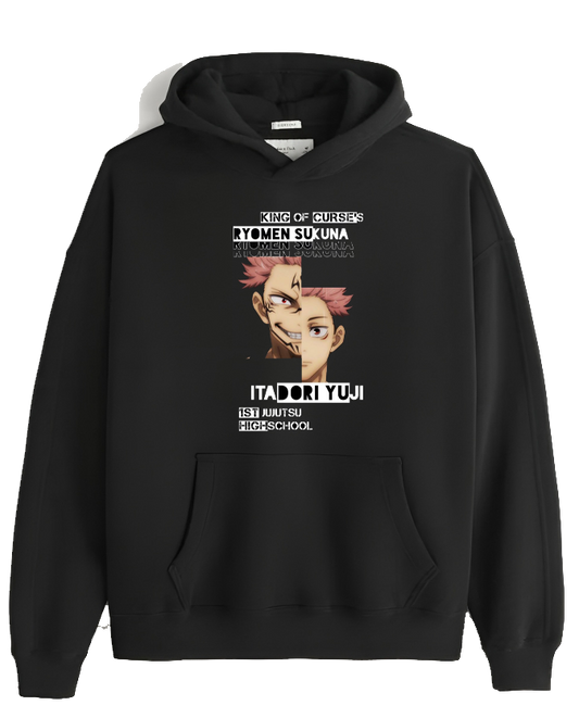 jujutsu kaisen GOJO Oversize  Hoodie Black 10