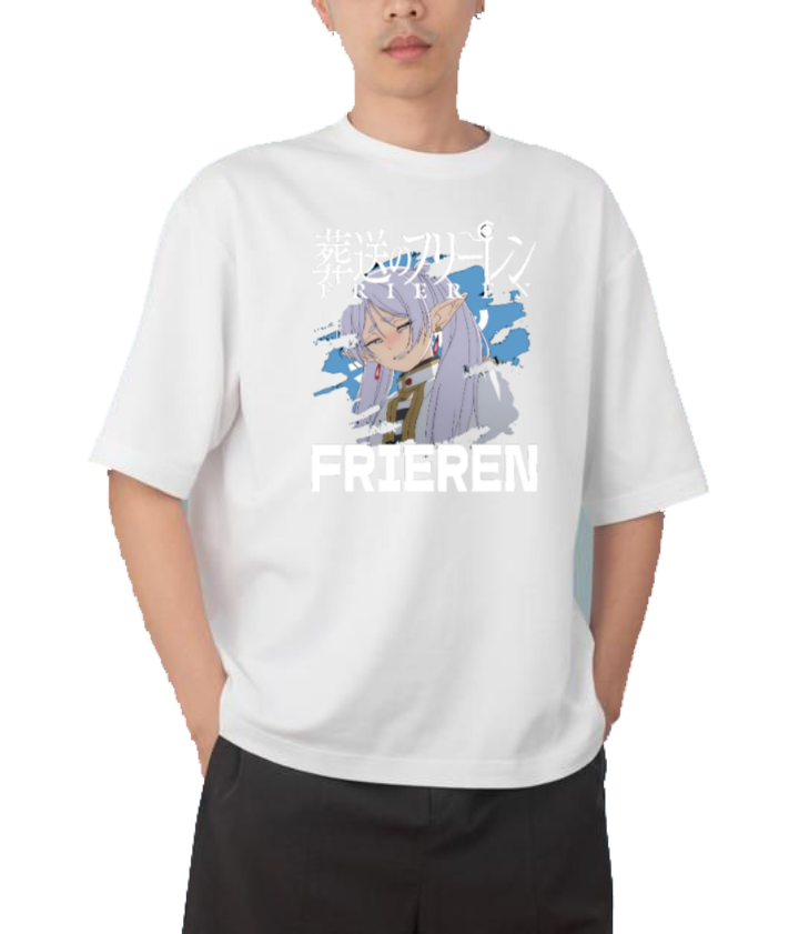 Frieren Beyond Journey's End t- shirt One Size White 10