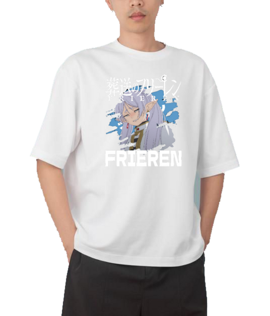 Frieren Beyond Journey's End t- shirt One Size White 10