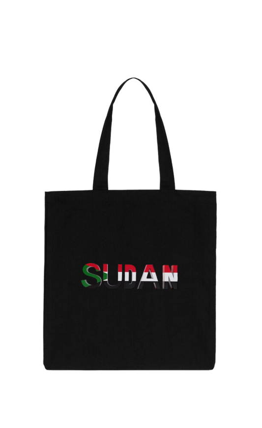 Sudan tote bag Black 10