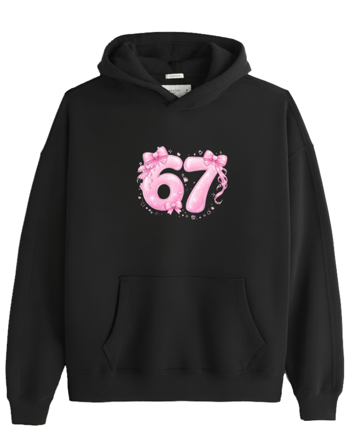 designs 67 Oversize Hoodie Black 10