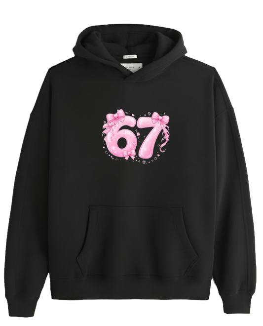 designs 67 Oversize Hoodie Black 10