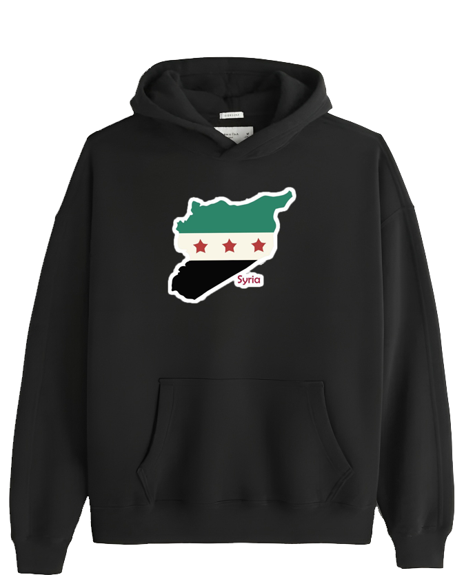 Syria One Size hoodie Black 10