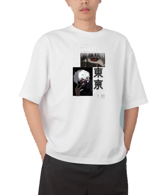 Tokyo ghoul t- shirt One Size White 10