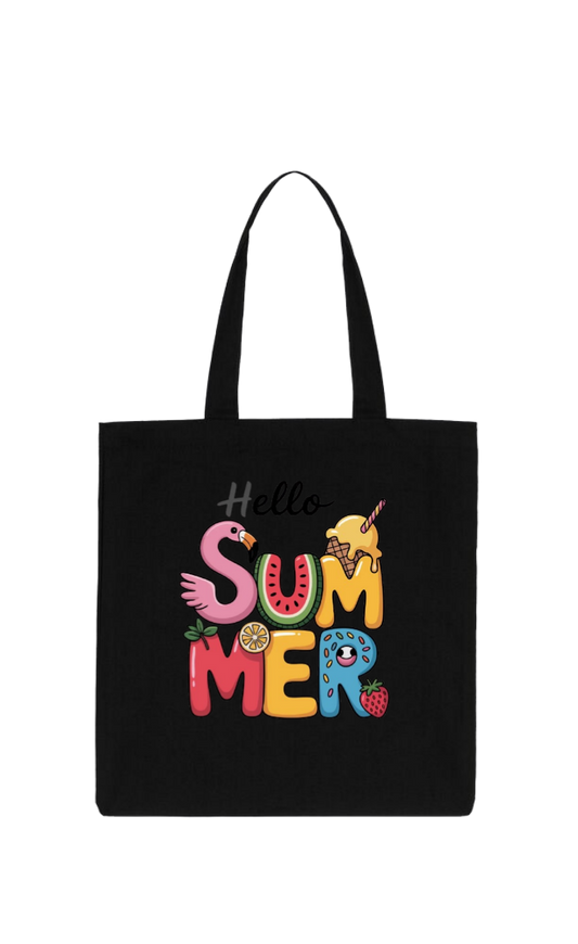 Summer Vibes tote bag Black 10
