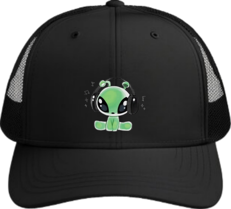 aliens Baseball cap Black 10