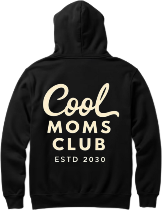 Mom dad parents Oversize Hoodie Black Back 10