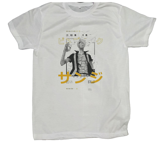 one piece t- shirt fat White 10