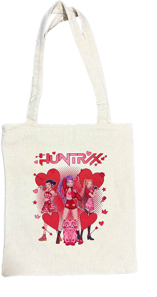 Hunterix kpop tote bag Beige 10