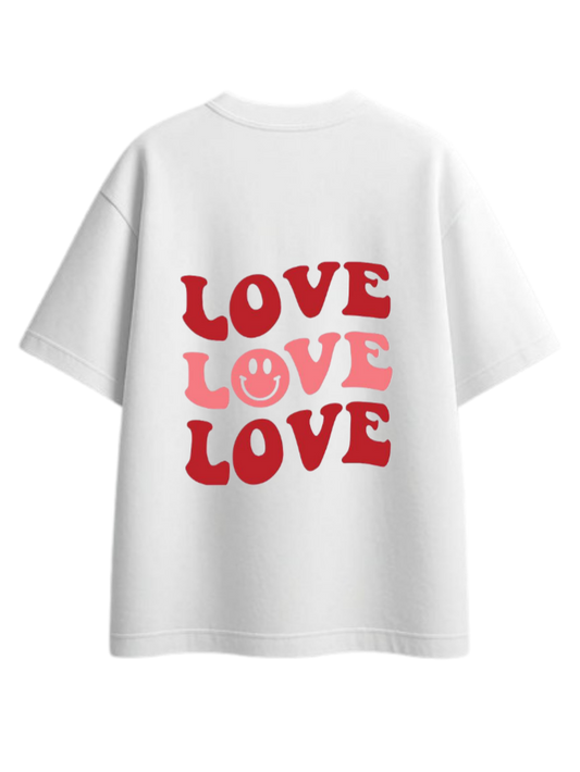 VaIentine coupIe t- shirt White Back 10