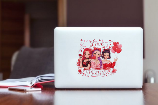Hunterix kpop Laptop Sticker 10