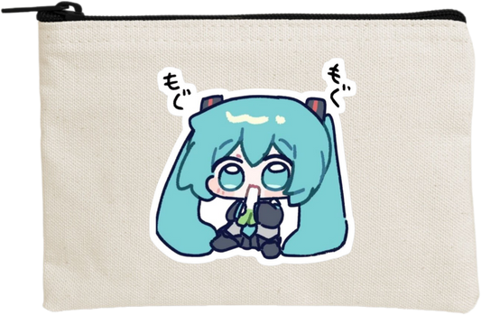 miku pencil case Beige 10