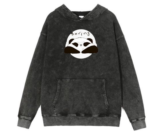 PANDA Oversize Hoodie Washed 10