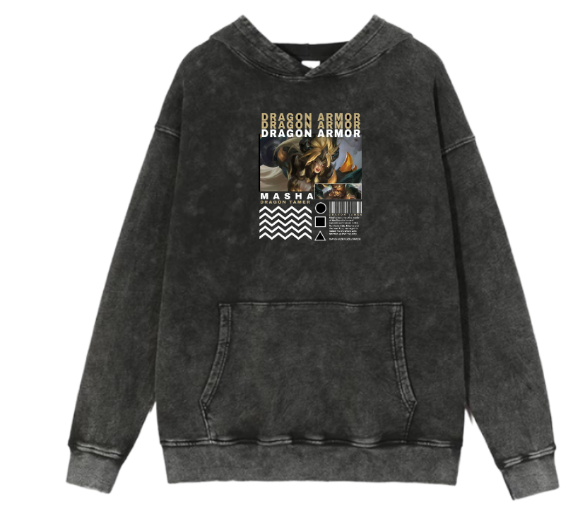 Mobile Legends Bang Bang One Size hoodie Washed 10