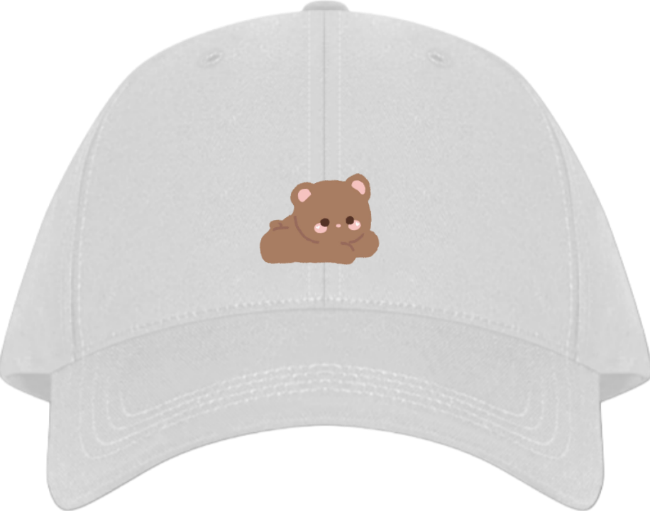 bear Baseball cap White  10