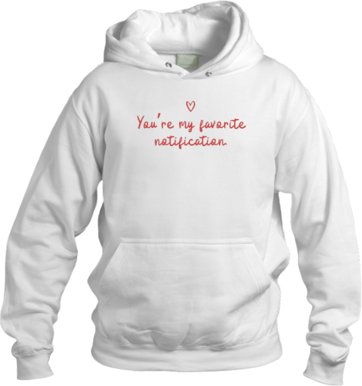 VaIentine coupIe Oversize Hoodie White 10