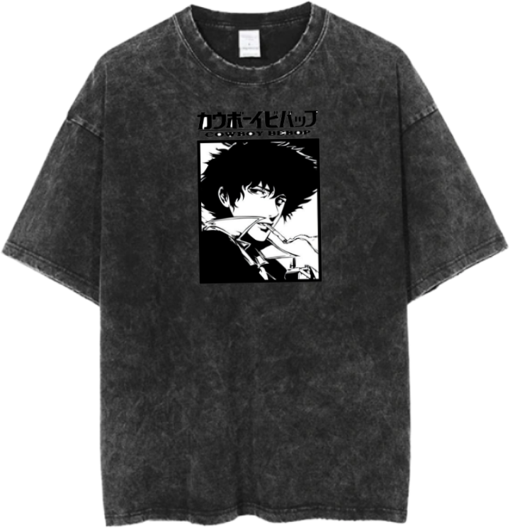Cowboy Bebop t- shirt Over Size Washed 10