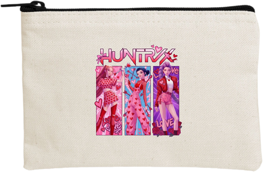 Hunterix kpop wallet pencil case Beige 10