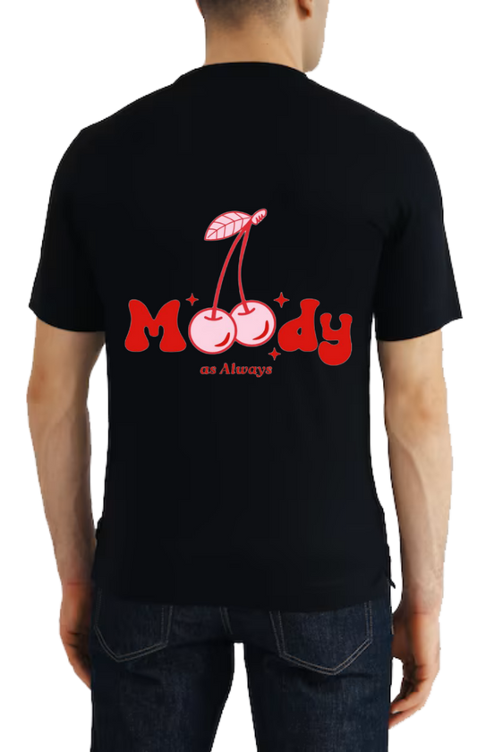 Moody t- shirt One Size Black back 110