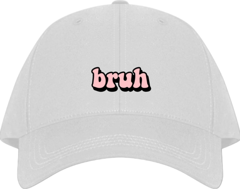 Baseball cap White bruh 104