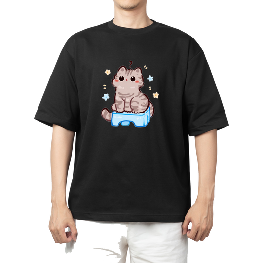 cat One Size t- shirt Black 110