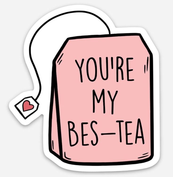 Sticker coffee YOU'RE MY BES-TEA 112