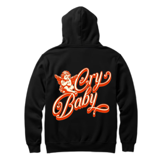 Cry Baby One Size hoodie Black Back 112