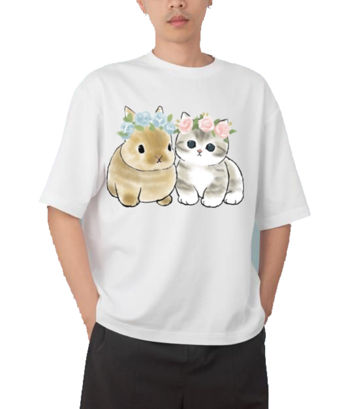bunny One Size t- shirt White 112