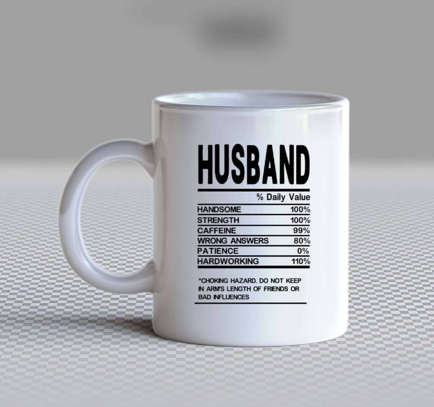 HUSBAND Back text Mug 112