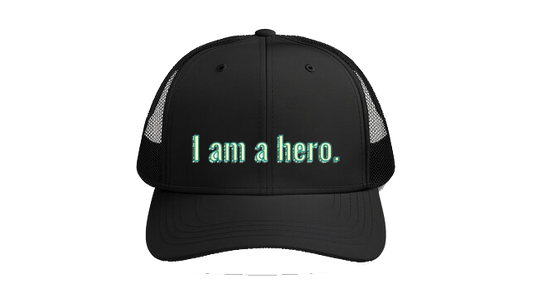 Baseball cap Black i am a hero 159