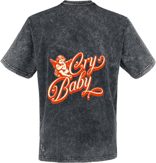 Cry Baby t- shirt One Size Washed Back 113
