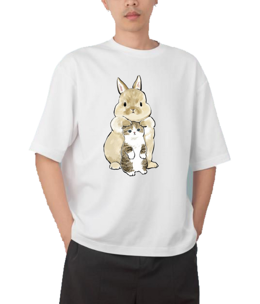 bunny One Size t- shirt White 113