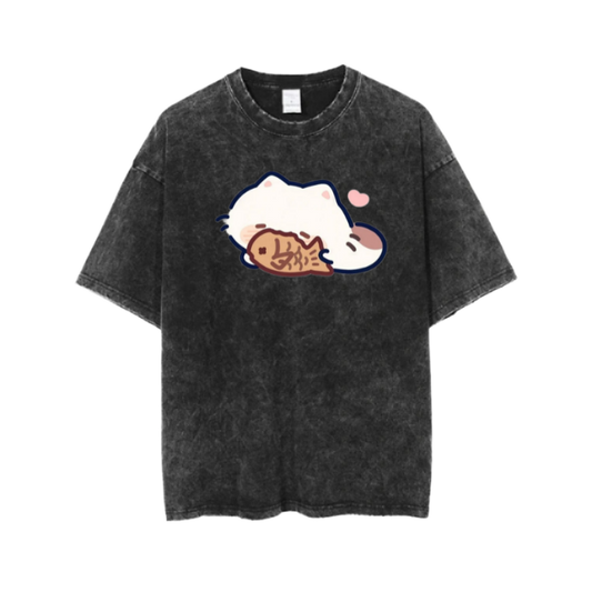 cat One Size t- shirt  Washed 113