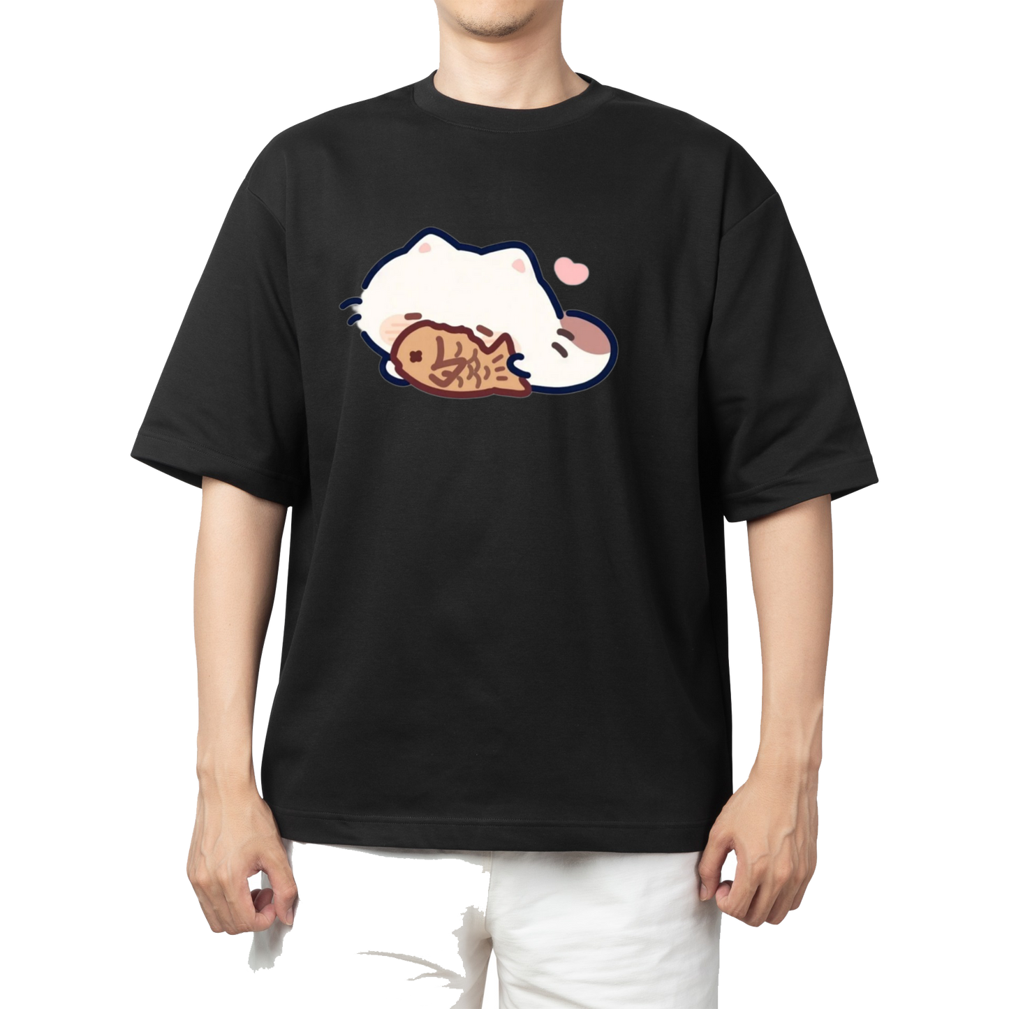 cat One Size t- shirt Black 113