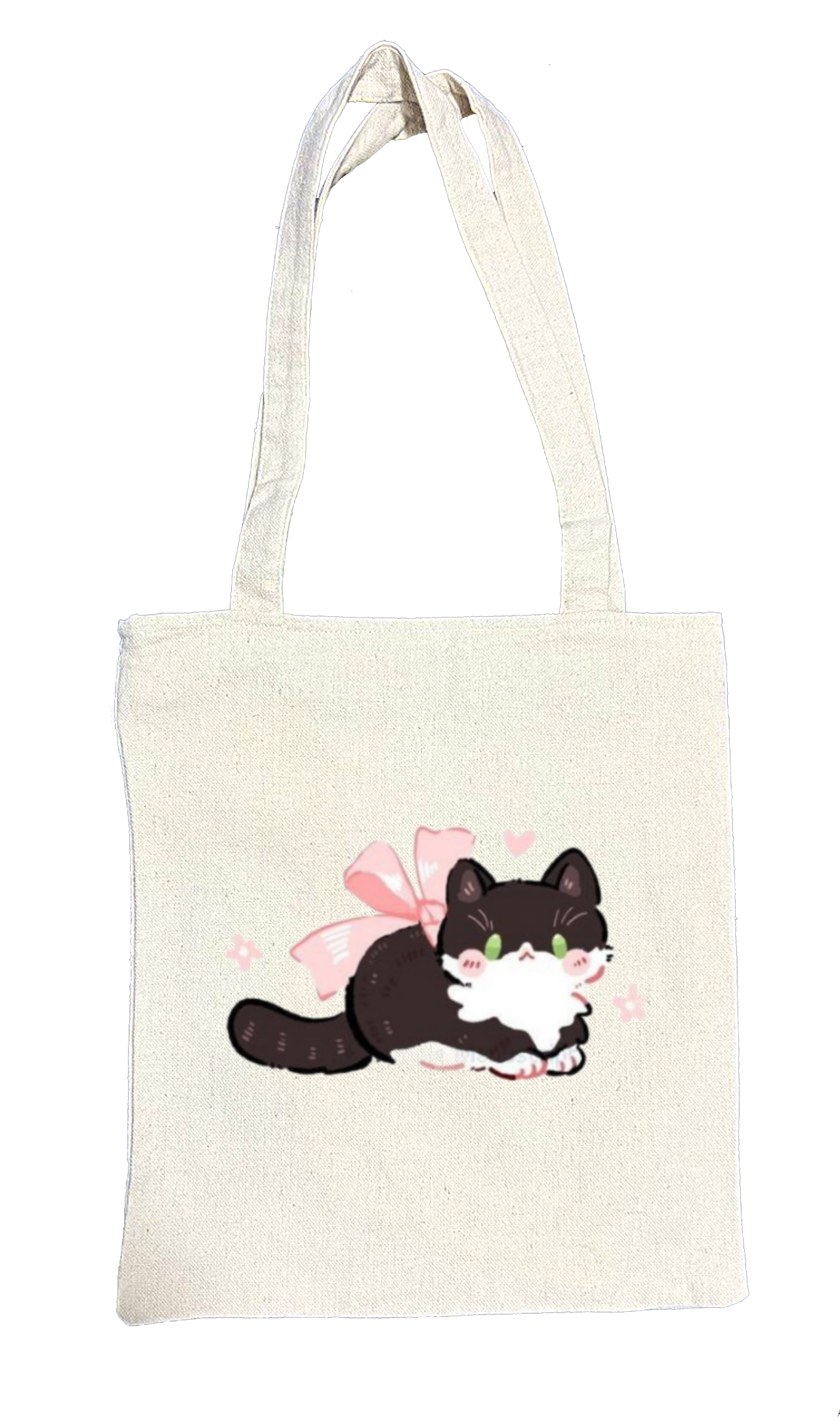 cat tote bag White 114