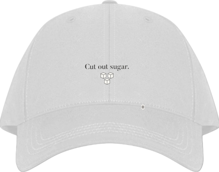 Cut out sugar Baseball cap White 108