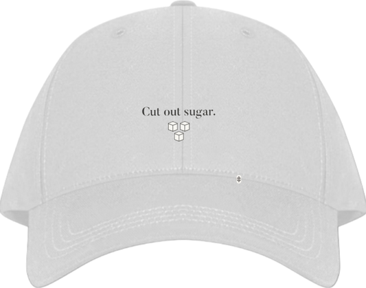 Cut out sugar Baseball cap White 108