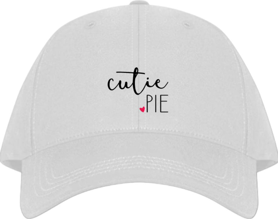 cutie PIE Baseball cap White 109